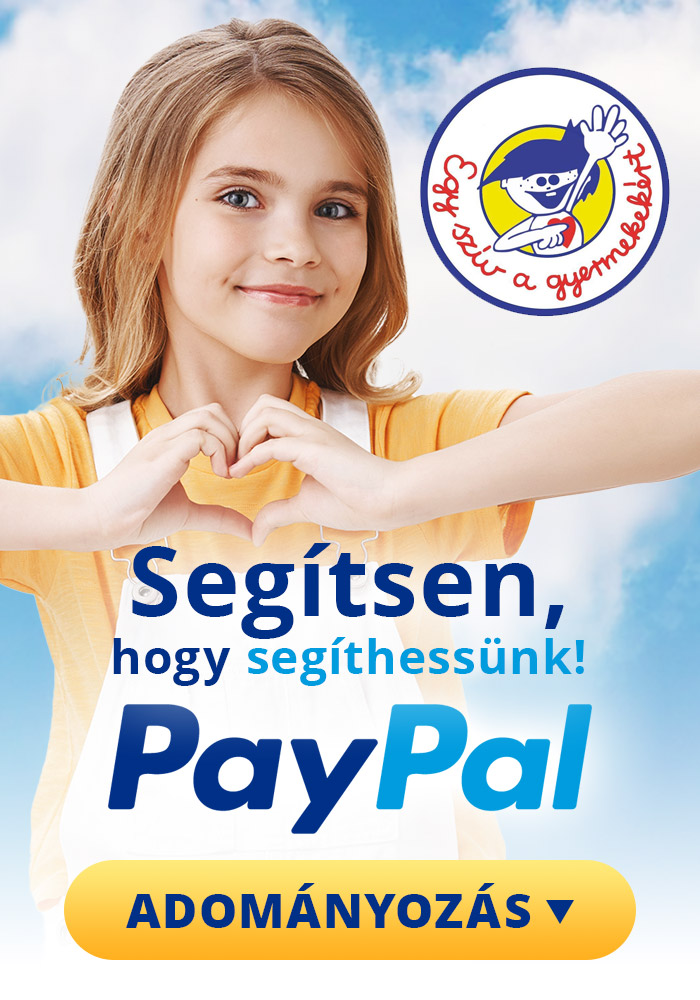 Egyszív a Gyermekekért Alapítvány Paypal Adományozás